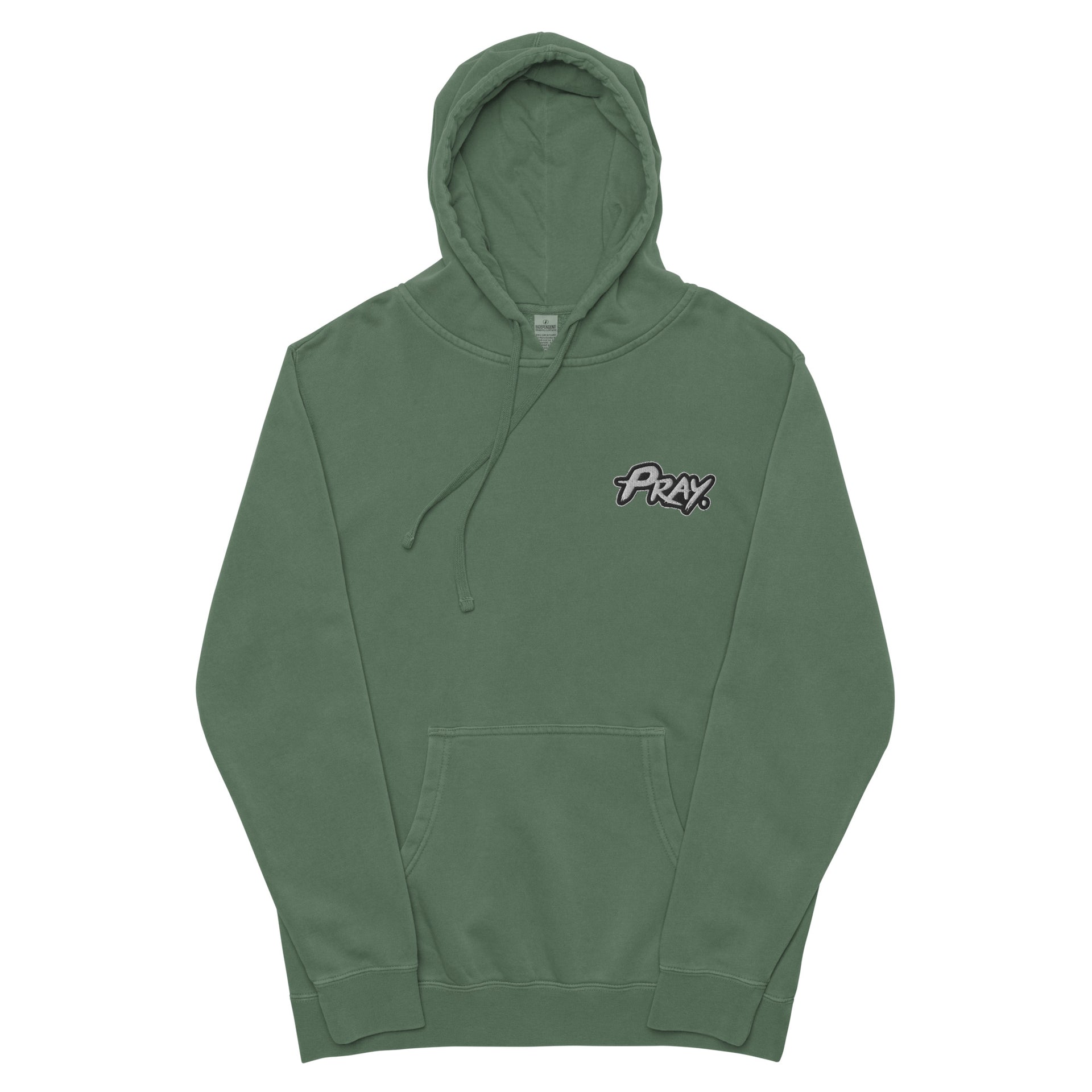 Pray Logo Washed Unisex pigment-dyed hoodie (more colors)