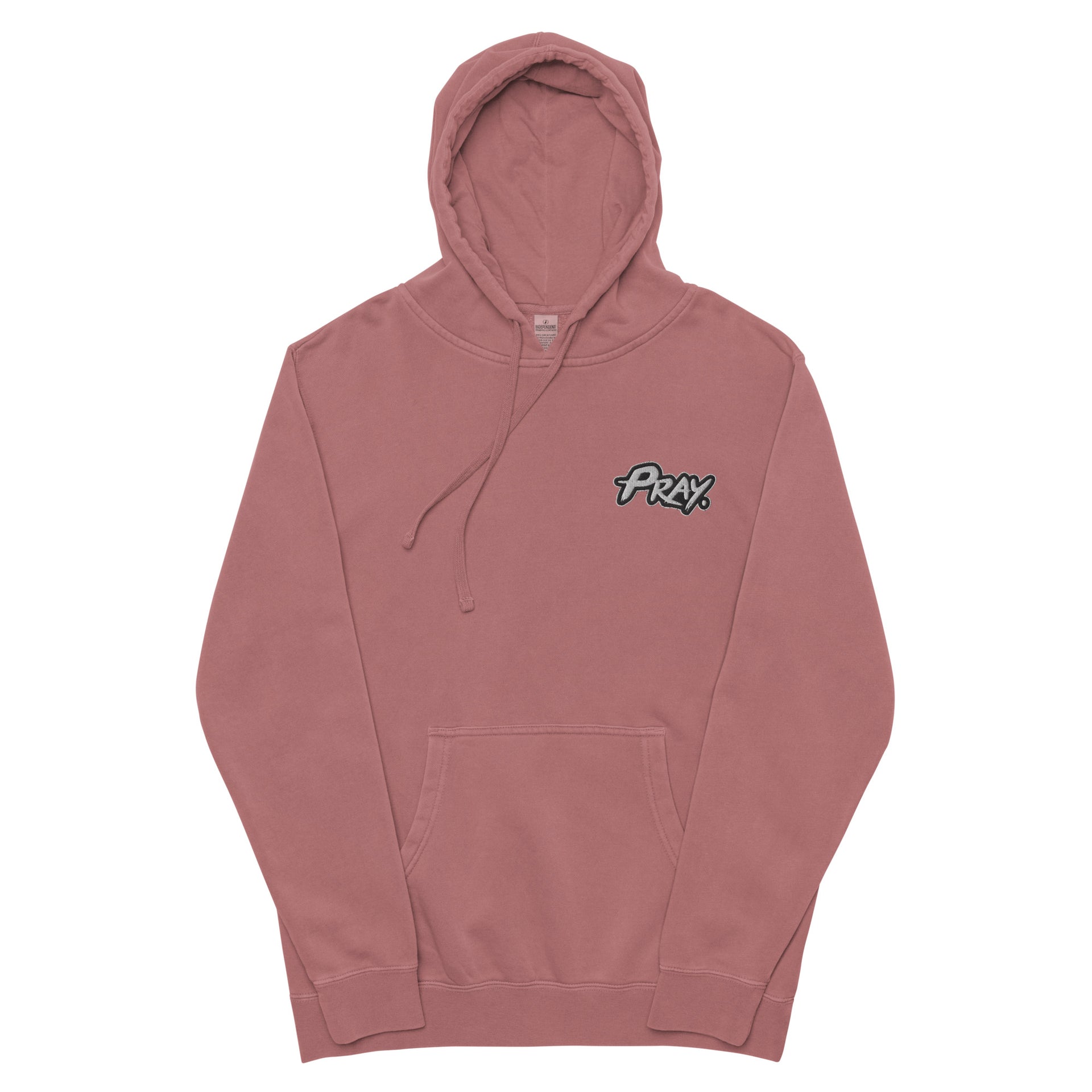 Pray Logo Washed Unisex pigment-dyed hoodie (more colors)