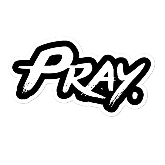 Pray Logo Bubble-free sticker - Pray Period